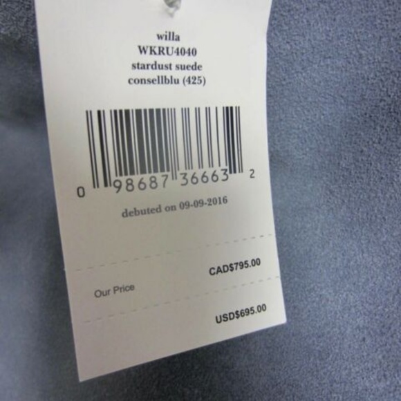 KATE SPADE STARDUST SUEDE WILLA SATCHEL/SLOUCH BAG - Picture 8 of 8